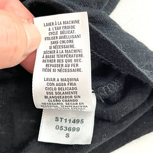 Splendid Black Top Blouse Off the Shoulder Small - Picture 7 of 12